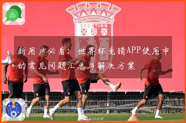 新用户必看：世界杯竞猜APP使用中的常见问题汇总与解决方案