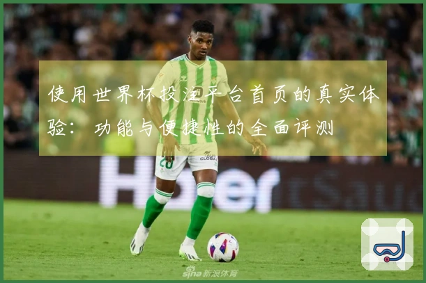 使用世界杯投注平台首页的真实体验：功能与便捷性的全面评测